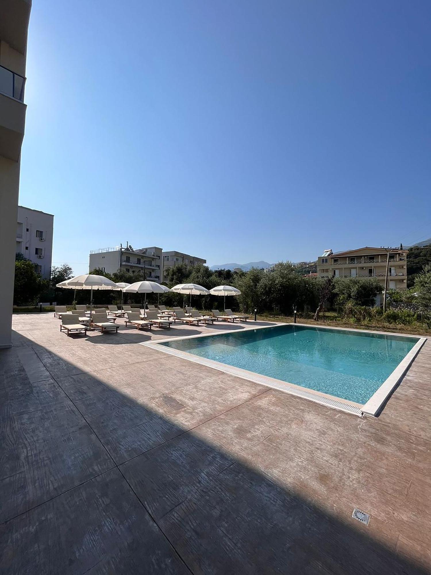 The Blue Wave Hotel Himare Esterno foto